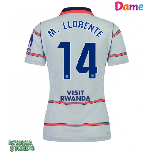 Atletico Madrid Marcos Llorente #14 Replika Tredjetrøje Dame 2026-27 Kortærmet